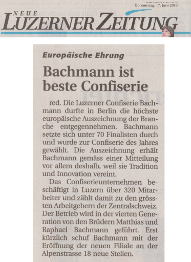 NLZ beste Confiserie