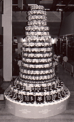 Weltrekord-Torte hoch 1985