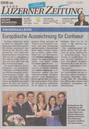 Namen Notizen Baeckerei des Jahres