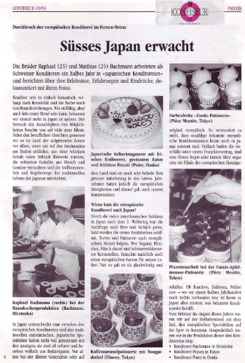 Japanbericht Confiseur Okt. 1995