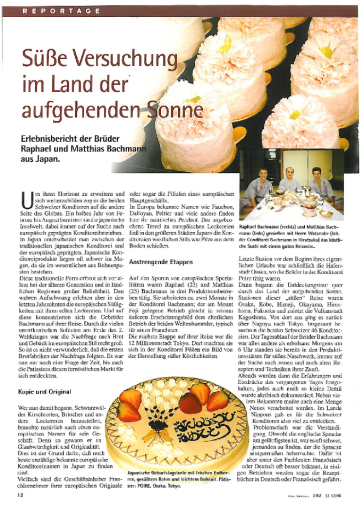 Japan Deutsche Bäcker Zeitung