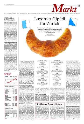 Luzerner Gipfeli für Zürich