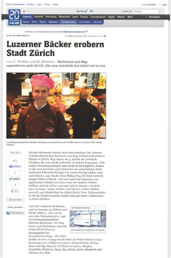 Luzerner Bäcker erobern Stadt Zürich