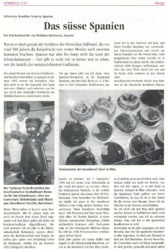 Spanien Confiseur 1994