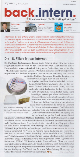 backintern Internet Versandtorten