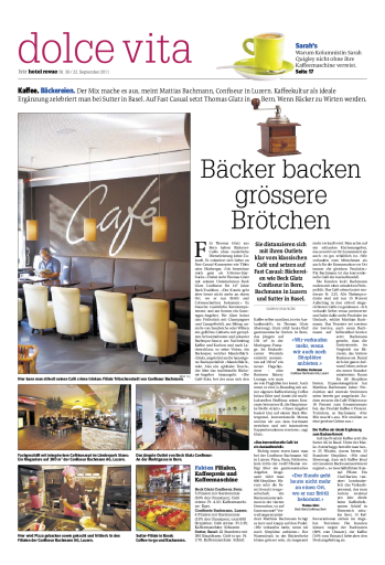 Bäcker backen grosse Brötchen