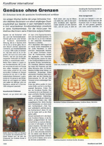 Spanien Konditorei und Cafe