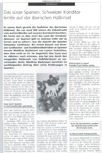 Spanien Chefmagazin 1995