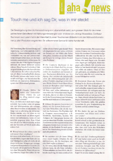 Touchscreen AHA News 2008