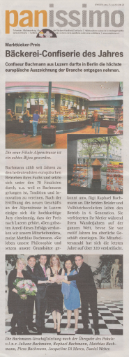 Panissimo Bäckerei des Jahres