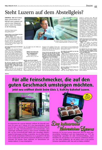 Gleis3 Bahnof Luzern RailCity