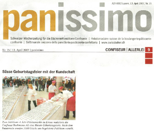 Pilatusmarkt Geburtstagstorte