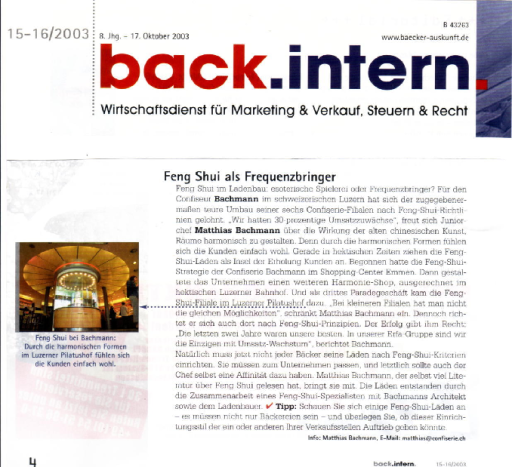 Feng-Shui backintern 2003