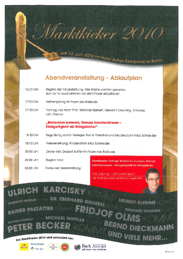 Preisverleihung Programm