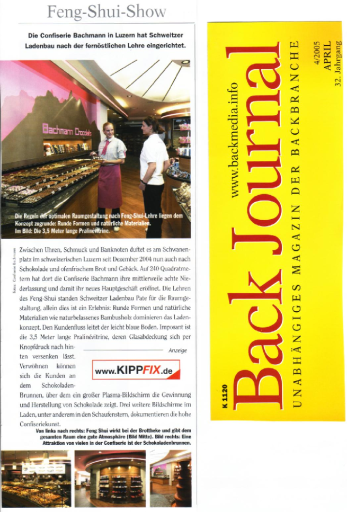 Schwanenplatz Back Journal Apr. 2005