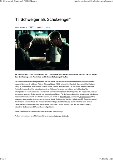 FACES FILM Schutzengel