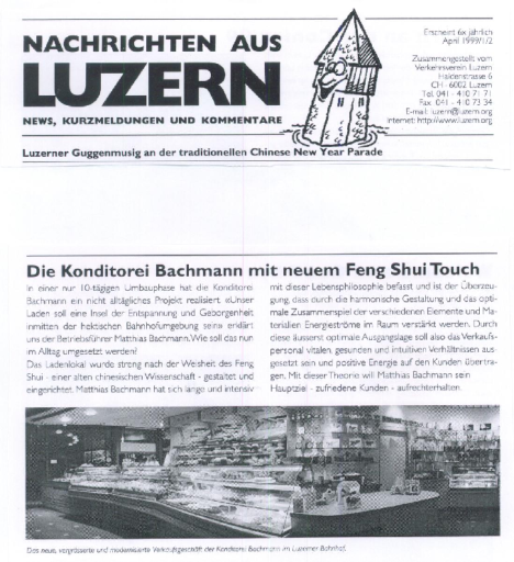 Luzern Tourismus 1999