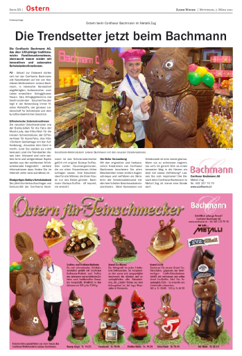 ZugerZeitung Ostern 2011