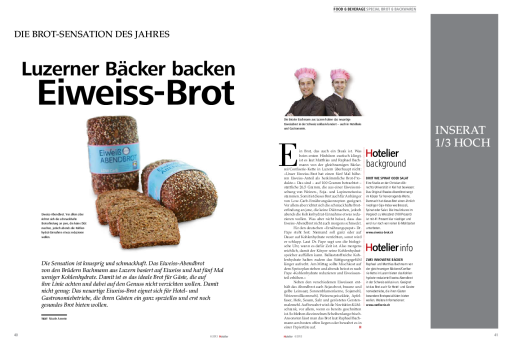 Luzerner Bäcker backen Eiweissbrot