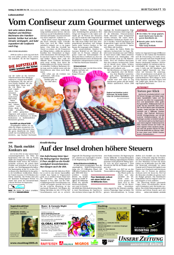 Vom Confiseur zum Gourmet unterwegs