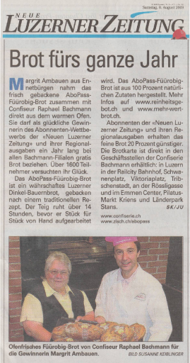 Brot fürs ganze Jahr