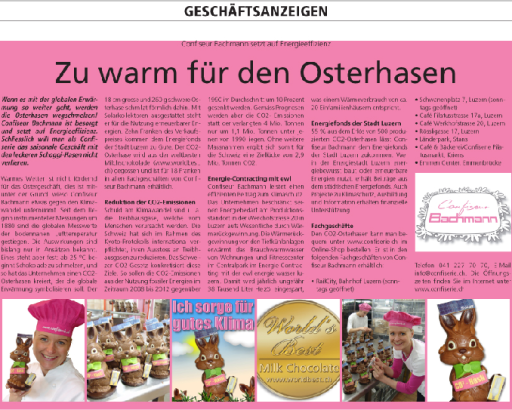 CO2 Hase Luzerner Rundschau März 2007