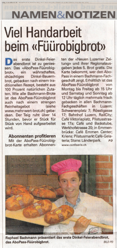 Viel Handarbeit beim Füürobigbrot