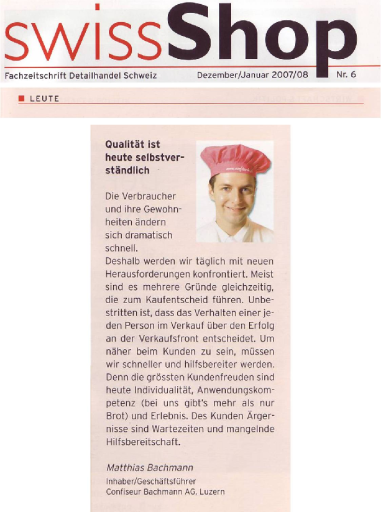 Qualität ist heute selbstverständlich