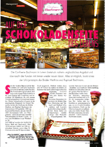 Die Schokoladenseite des Lebens