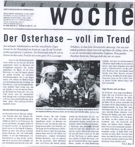 Verklederter Osterhase