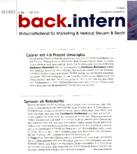 Sprossen als Botschafter