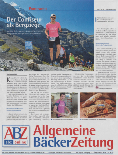 Bäckerzeitung Marathon
