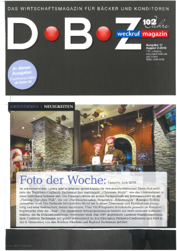 Bäckerzeitung Deutschland Chocolate World