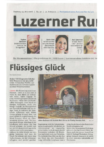 Rundschau Chocolate World