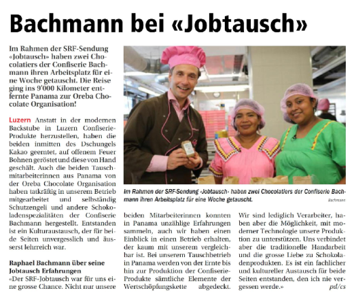 Jobtausch Schweizer Fernsehen