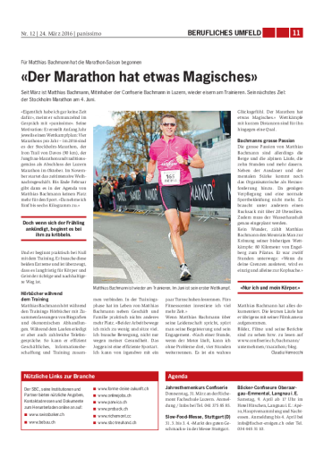 Bäckerzeitung Panissimo Marathon