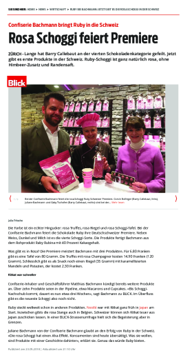 Ruby Schokolade Blick